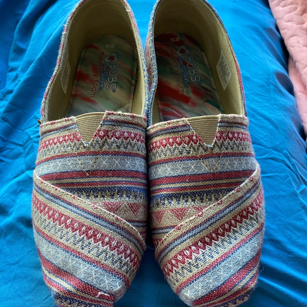 Bobs By Sketchers Memory Foam Slip Ons - image 2